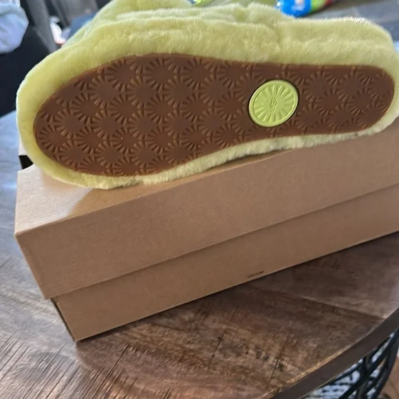 Fluff Ugg Yeah Slide Poppy - Picture 4 of 5